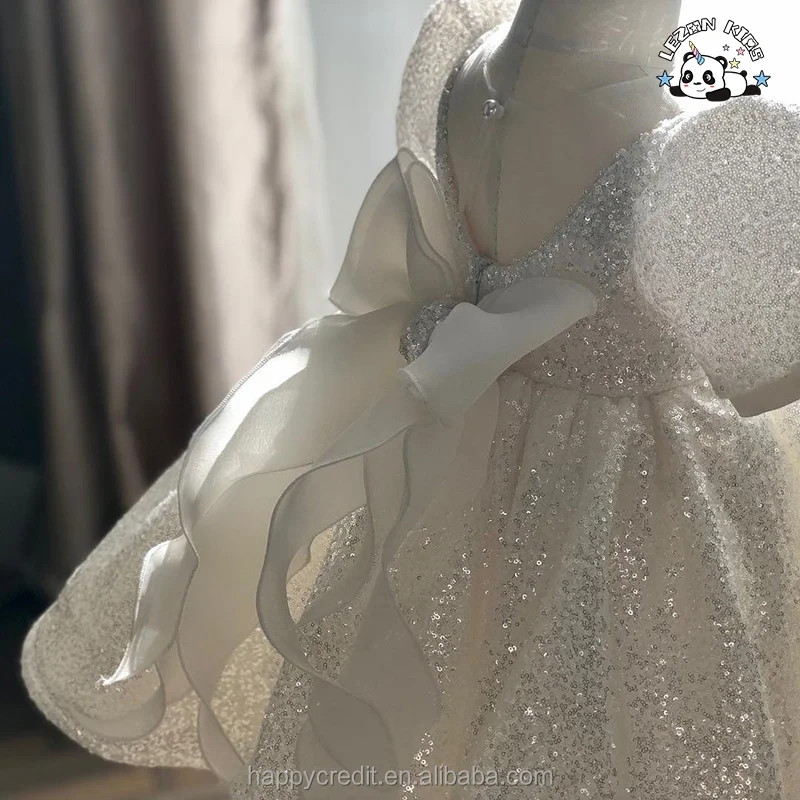 LEZONKIDS - custom kids clothing children Pageant Wedding birthday Party dress baby dress sequined Princess  flower girls' dresses